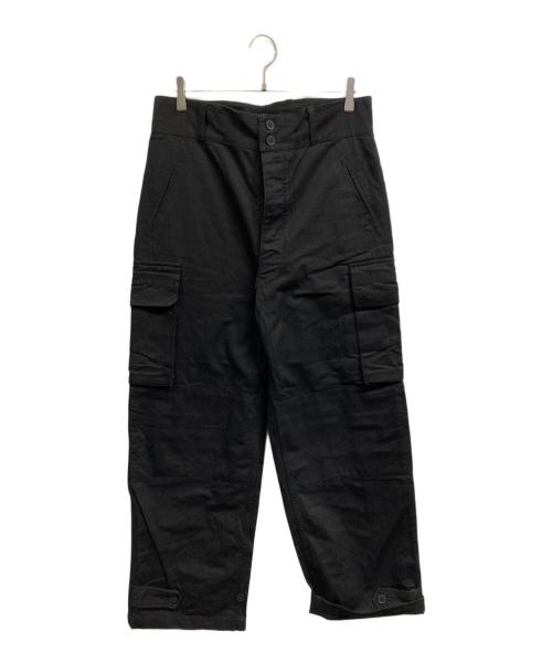 HOUSTON（ヒューストン）HOUSTON (ヒューストン) FRENCH MILITARY M-47 PANTS ブラック サイズ:35の古着・服飾アイテム