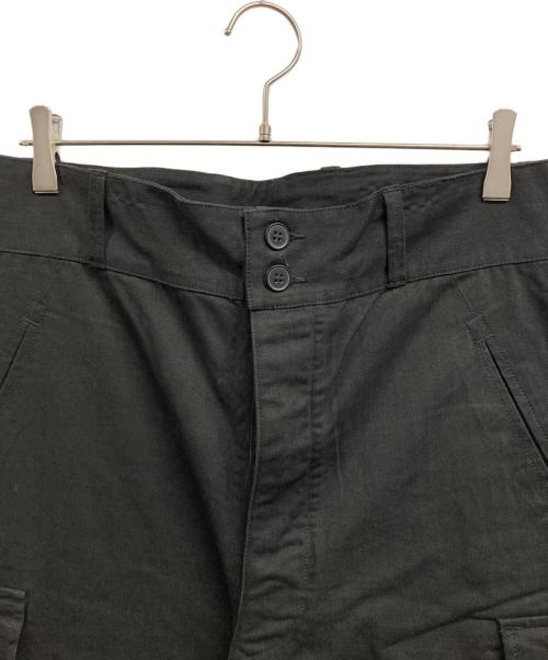 HOUSTON（ヒューストン）HOUSTON (ヒューストン) FRENCH MILITARY M-47 PANTS ブラック サイズ:35の古着・服飾アイテム