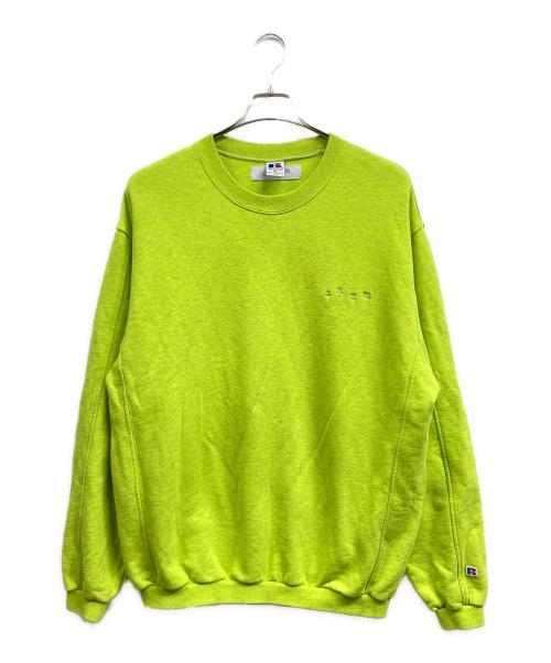 RUSSELL ATHLETIC（ラッセルアスレチック）RUSSELL ATHLETIC (ラッセルアスレチック) BAL (バル) HEAVY COTTON CREW グリーン サイズ:3の古着・服飾アイテム
