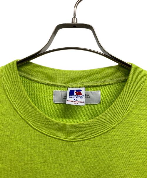 RUSSELL ATHLETIC（ラッセルアスレチック）RUSSELL ATHLETIC (ラッセルアスレチック) BAL (バル) HEAVY COTTON CREW グリーン サイズ:3の古着・服飾アイテム