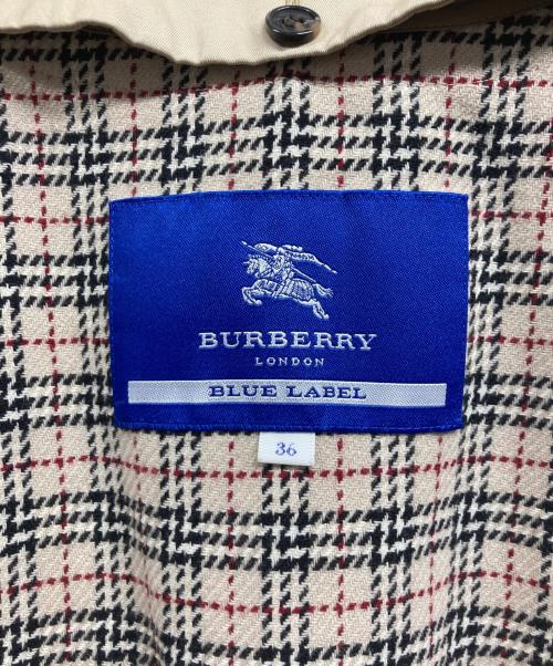 BURBERRY BLUE LABEL（バーバリー ブルー レーベル）BURBERRY BLUE LABEL (バーバリー ブルー レーベル) ライナー付トレンチコート ベージュ サイズ:36の古着・服飾アイテム