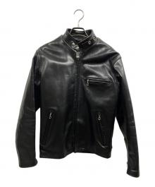 Schott（ショット）の古着「ライナー付シングルライダースレザージャケット」｜ブラック