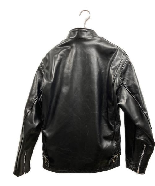 Schott（ショット）Schott (ショット) ライナー付シングルライダースレザージャケット ブラック サイズ:38の古着・服飾アイテム
