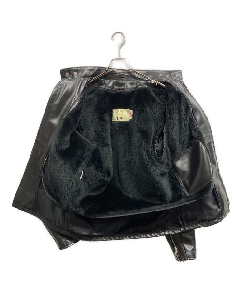 Schott（ショット）Schott (ショット) ライナー付シングルライダースレザージャケット ブラック サイズ:38の古着・服飾アイテム