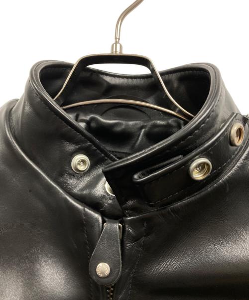Schott（ショット）Schott (ショット) ライナー付シングルライダースレザージャケット ブラック サイズ:38の古着・服飾アイテム