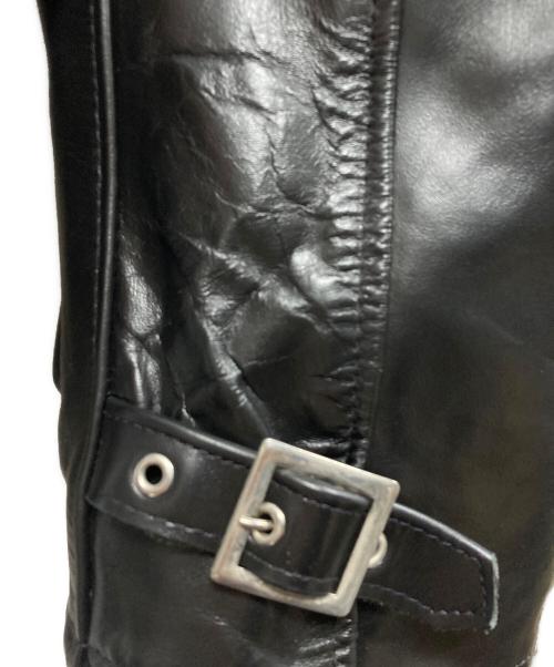 Schott（ショット）Schott (ショット) ライナー付シングルライダースレザージャケット ブラック サイズ:38の古着・服飾アイテム
