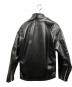 Schott (ショット) ライナー付シングルライダースレザージャケット ブラック サイズ:38：60000円