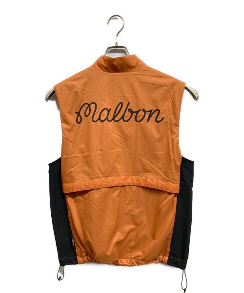 MALBON GOLF（マルボンゴルフ）MALBON GOLF (マルボンゴルフ) POLARTEC ALPHA VEST オレンジ サイズ:Mの古着・服飾アイテム
