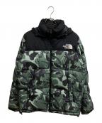 THE NORTH FACEザ ノース フェイス）の古着「Novelty Nuptse jacket」｜グリーン