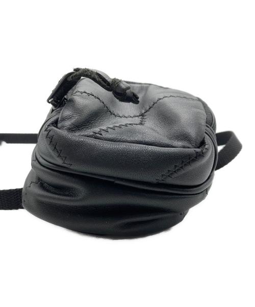SUPREME（シュプリーム）Supreme (シュプリーム) patchwork leather small shoulder bag ブラックの古着・服飾アイテム