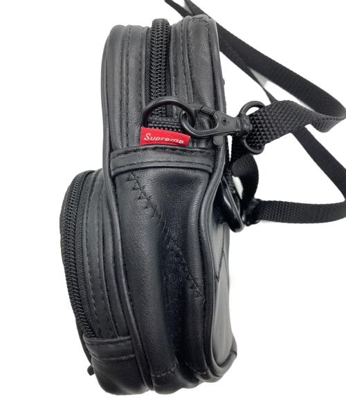 SUPREME（シュプリーム）Supreme (シュプリーム) patchwork leather small shoulder bag ブラックの古着・服飾アイテム
