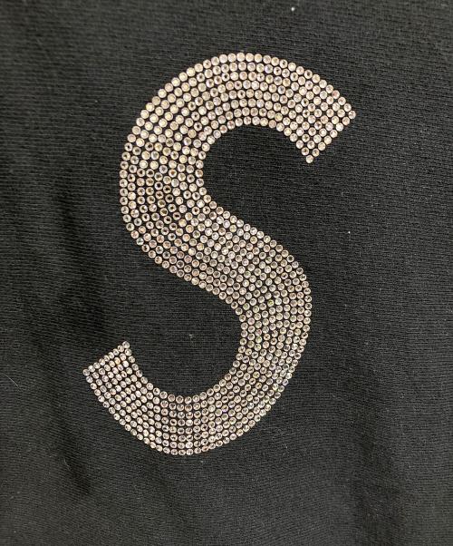 SUPREME（シュプリーム）Supreme (シュプリーム) Swarovski S Logo Hooded Sweatshirt ブラック サイズ:Mの古着・服飾アイテム