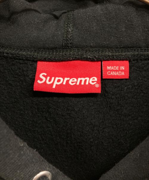 SUPREME（シュプリーム）Supreme (シュプリーム) Swarovski S Logo Hooded Sweatshirt ブラック サイズ:Mの古着・服飾アイテム