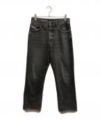 DIESELディーゼル）の古着「1999デニムパンツ」｜ブラック