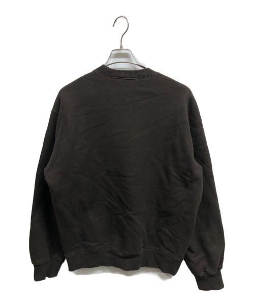 CarHartt（カーハート）CarHartt (カーハート) ロゴスウェット/CarHarttスウェット ブラウン サイズ:Sの古着・服飾アイテム