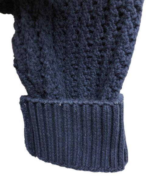 adidas（アディダス）adidas (アディダス) ADICOLOR KNITTED CREW SWEATSHIRT ネイビー サイズ:Mの古着・服飾アイテム
