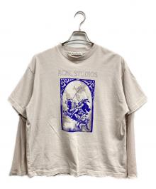 Acne studios（アクネ ストゥディオズ）の古着「レイヤードカットソー」｜ベージュ