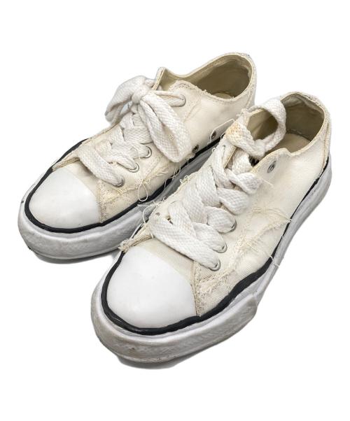 Maison MIHARA YASUHIRO（メゾン ミハラ ヤスヒロ）Maison MIHARA YASUHIRO (メゾン ミハラ ヤスヒロ) PETERSON LOW CANVAS ローカットスニーカー ホワイト サイズ:43の古着・服飾アイテム