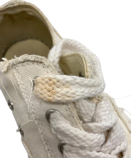 Maison MIHARA YASUHIRO（メゾン ミハラ ヤスヒロ）Maison MIHARA YASUHIRO (メゾン ミハラ ヤスヒロ) PETERSON LOW CANVAS ローカットスニーカー ホワイト サイズ:43の古着・服飾アイテム