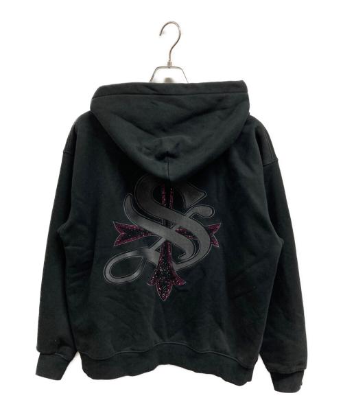SUPPLIER（サプライヤー）SUPPLIER (サプライヤー) ジップパーカー/SUPPLIERパーカー ブラック サイズ:Mの古着・服飾アイテム
