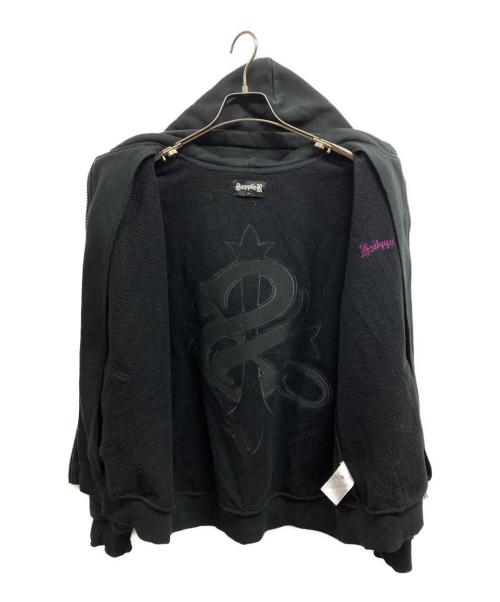 SUPPLIER（サプライヤー）SUPPLIER (サプライヤー) ジップパーカー/SUPPLIERパーカー ブラック サイズ:Mの古着・服飾アイテム