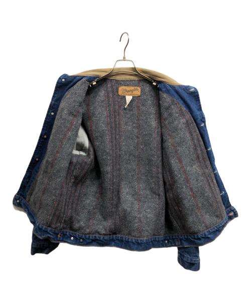 Wrangler（ラングラー）Wrangler (ラングラー) 裏ブランケット デニムジャケット インディゴ サイズ:不明の古着・服飾アイテム