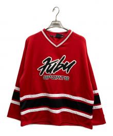 FUBU（フブ）の古着「HOCKEY SHIRTS」｜レッド
