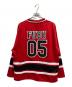 FUBU (フブ) HOCKEY SHIRTS レッド サイズ:XL 未使用品：5000円