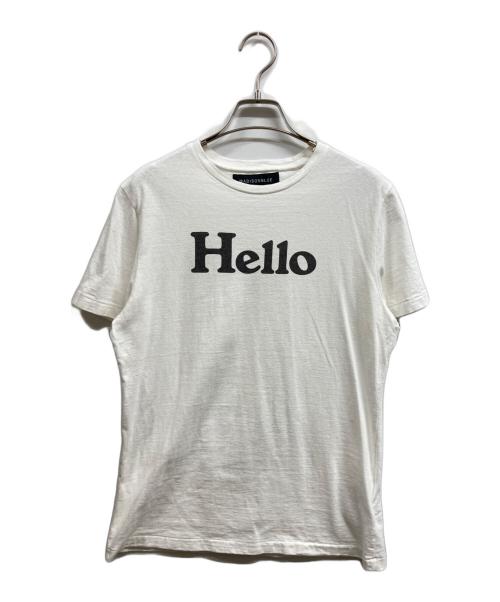 MADISON BLUE（マディソンブルー）MADISON BLUE (マディソンブルー) HELLO TEE ホワイト サイズ:Sの古着・服飾アイテム