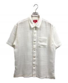 中古・古着通販】Supreme (シュプリーム) Mesh Panel Linen S/S SHIRT