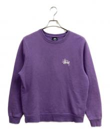 stussy（ステューシー）の古着「ロゴスウェット」｜パープル