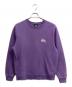 stussy（ステューシー）の古着「ロゴスウェット」｜パープル