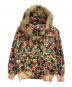 MoBB（モブ）の古着「HEART DRIP CAMO FUR ZIP HOODIE/MoBBパーカー」｜カーキ