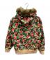 MoBB (モブ) HEART DRIP CAMO FUR ZIP HOODIE/MoBBパーカー カーキ サイズ:L 未使用品：7000円