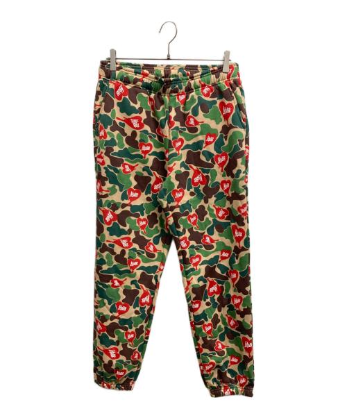 MOBB（モブ）MOBB (モブ) HEART DRIP CAMO PANTS/MoBBパンツ カーキ サイズ:L 未使用品の古着・服飾アイテム