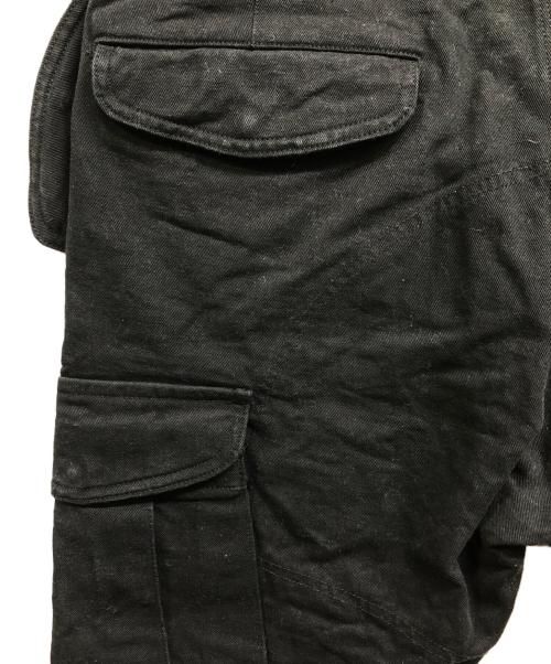 Geruga（ゲルガ）GERUGA (ゲルガ) CARGO PANTS -HEAVY CHINO- ブラック サイズ:32の古着・服飾アイテム
