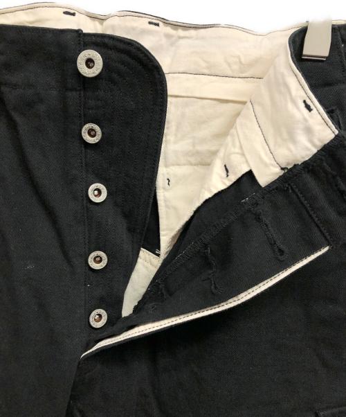 Geruga（ゲルガ）GERUGA (ゲルガ) CARGO PANTS -HEAVY CHINO- ブラック サイズ:32の古着・服飾アイテム