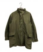 Gerugaゲルガ）の古着「STAND COLLAR OVER COAT」｜カーキ