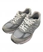 NEW BALANCEニューバランス）の古着「990 V5 ローカットスニーカー」｜グレー