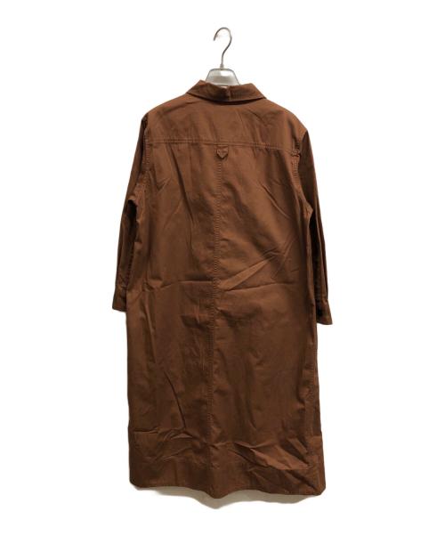 MHL（エムエイチエル）MHL (エムエイチエル) SOFT DENSE COTTON OP ブラウン サイズ:1の古着・服飾アイテム
