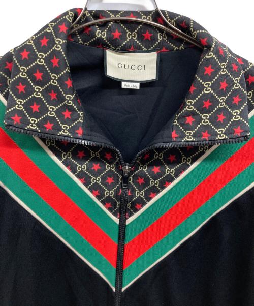 GUCCI（グッチ）GUCCI (グッチ) 19AW GGスタートラックジャケット ブラック サイズ:Mの古着・服飾アイテム
