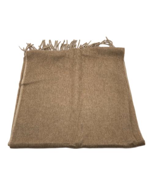 HERMES（エルメス）HERMES (エルメス) RECTO VERSO MUFFLER ブラウンの古着・服飾アイテム
