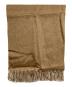 HERMES (エルメス) RECTO VERSO MUFFLER ブラウン：45000円