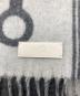 中古・古着 HERMES (エルメス) カザック ビットデザインカシミヤマフラー グレー 未使用品：55000円
