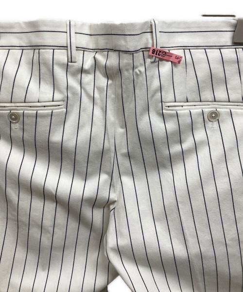 DOLCE & GABBANA（ドルチェ＆ガッバーナ）DOLCE & GABBANA (ドルチェ＆ガッバーナ) ストライプパンツ/DOLCE & GABBANAパンツ ホワイト サイズ:46の古着・服飾アイテム