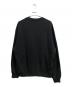 DOLCE & GABBANA (ドルチェ＆ガッバーナ) ロゴプリントジャージスウェットシャツ ブラック サイズ:50：30000円