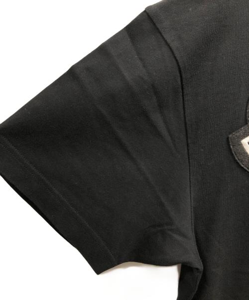 MONCLER（モンクレール）MONCLER (モンクレール) ジーニアス ロゴ 半袖Tシャツ ブラック サイズ:Mの古着・服飾アイテム