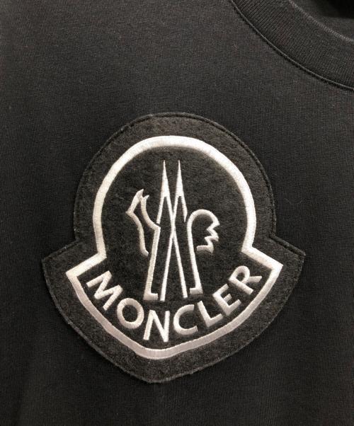 MONCLER（モンクレール）MONCLER (モンクレール) ジーニアス ロゴ 半袖Tシャツ ブラック サイズ:Mの古着・服飾アイテム
