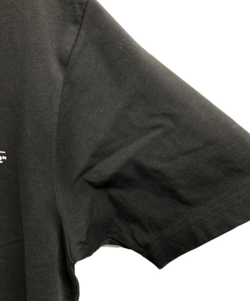 MONCLER GRENOBLE（モンクレール グルノーブル）MONCLER GRENOBLE (モンクレール グルノーブル) ロゴTシャツ ブラック サイズ:Lの古着・服飾アイテム