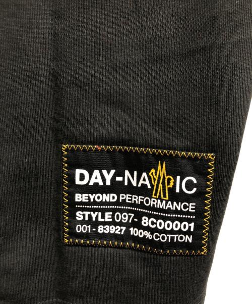 MONCLER GRENOBLE（モンクレール グルノーブル）MONCLER GRENOBLE (モンクレール グルノーブル) ロゴTシャツ ブラック サイズ:Lの古着・服飾アイテム